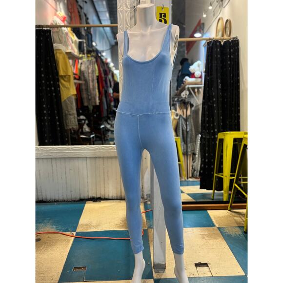 FP Movement Good Karma Baby Blue Jumpsuit Size M/L - Picture 1 of 5
